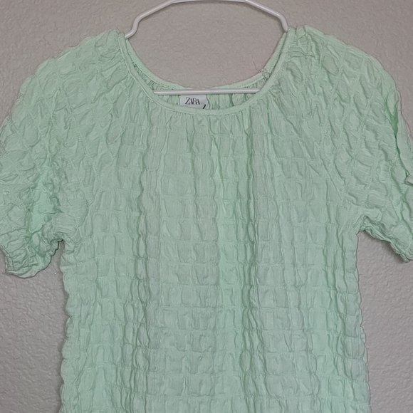 Zara Girls Tops Green Size 13-14 * - Picture 6 of 8